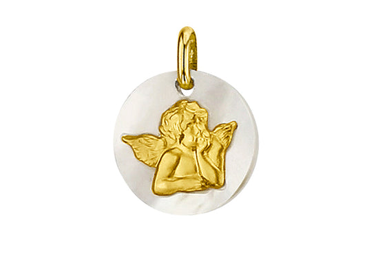pendentif ange or 18 carats