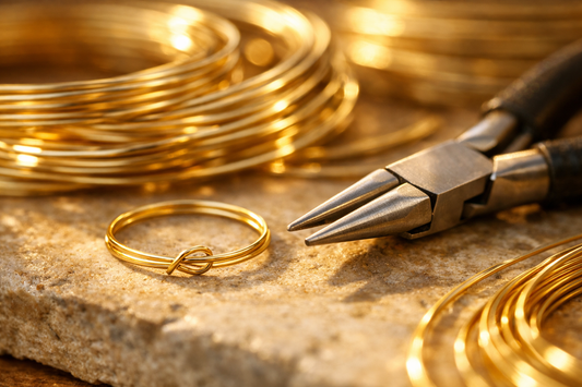 bobines-fil-or-18-carats-outils-creation-bijoux-atelier