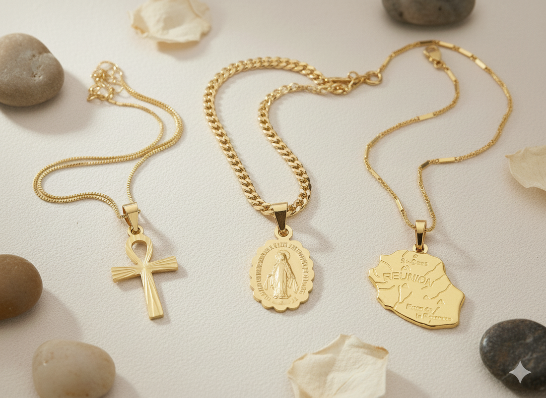 Guide pour choisir la bonne chaîne en or 18 carats pour un pendentif.