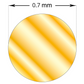fil d'or 9 carats 0.70mm