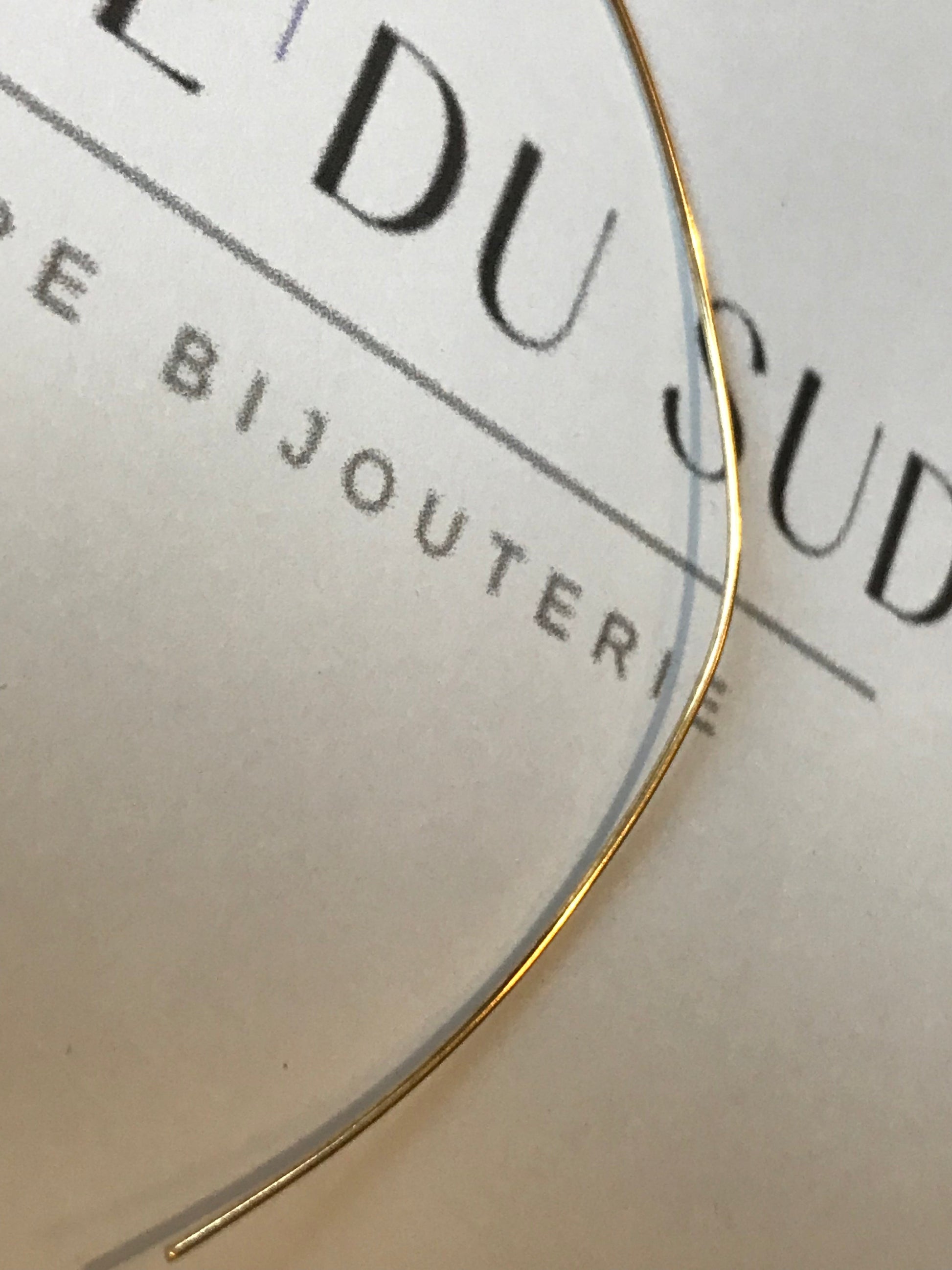 fil d’or 9 carats 0.70mm