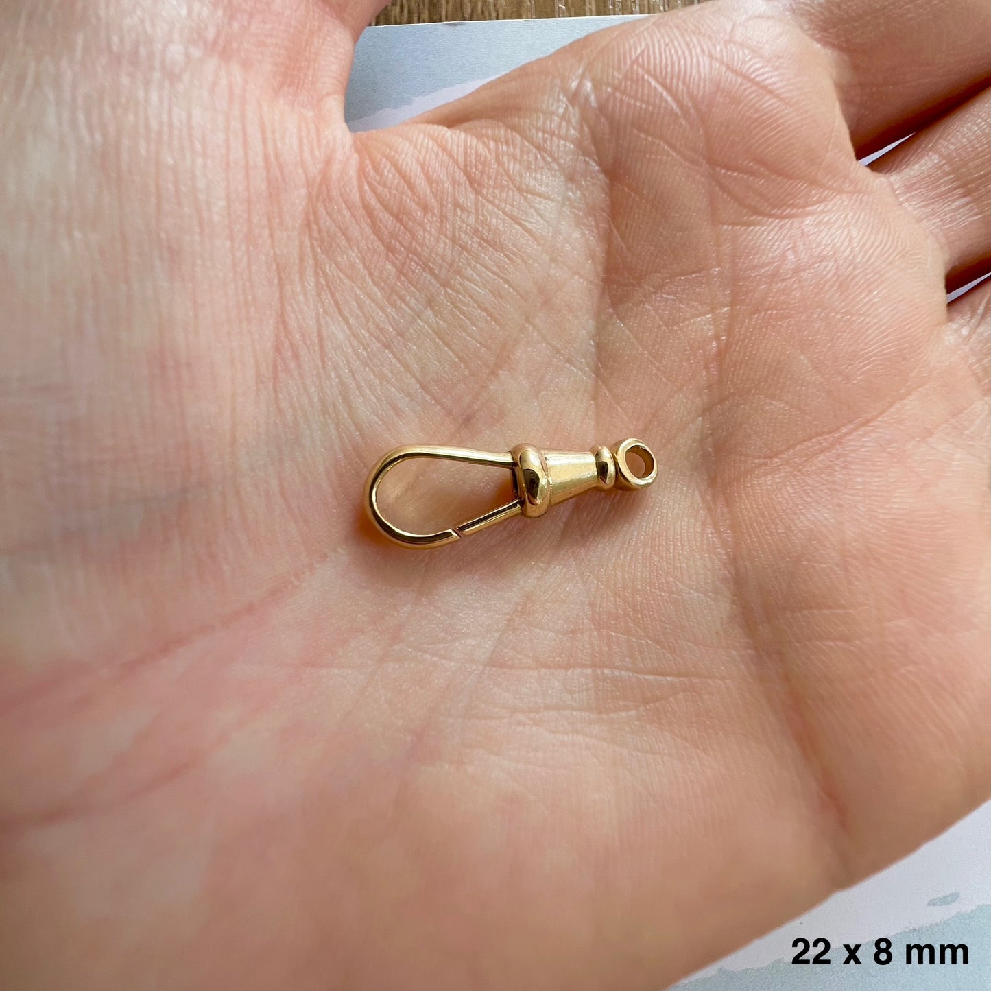 18k Gold Swivel Lobster Clasp