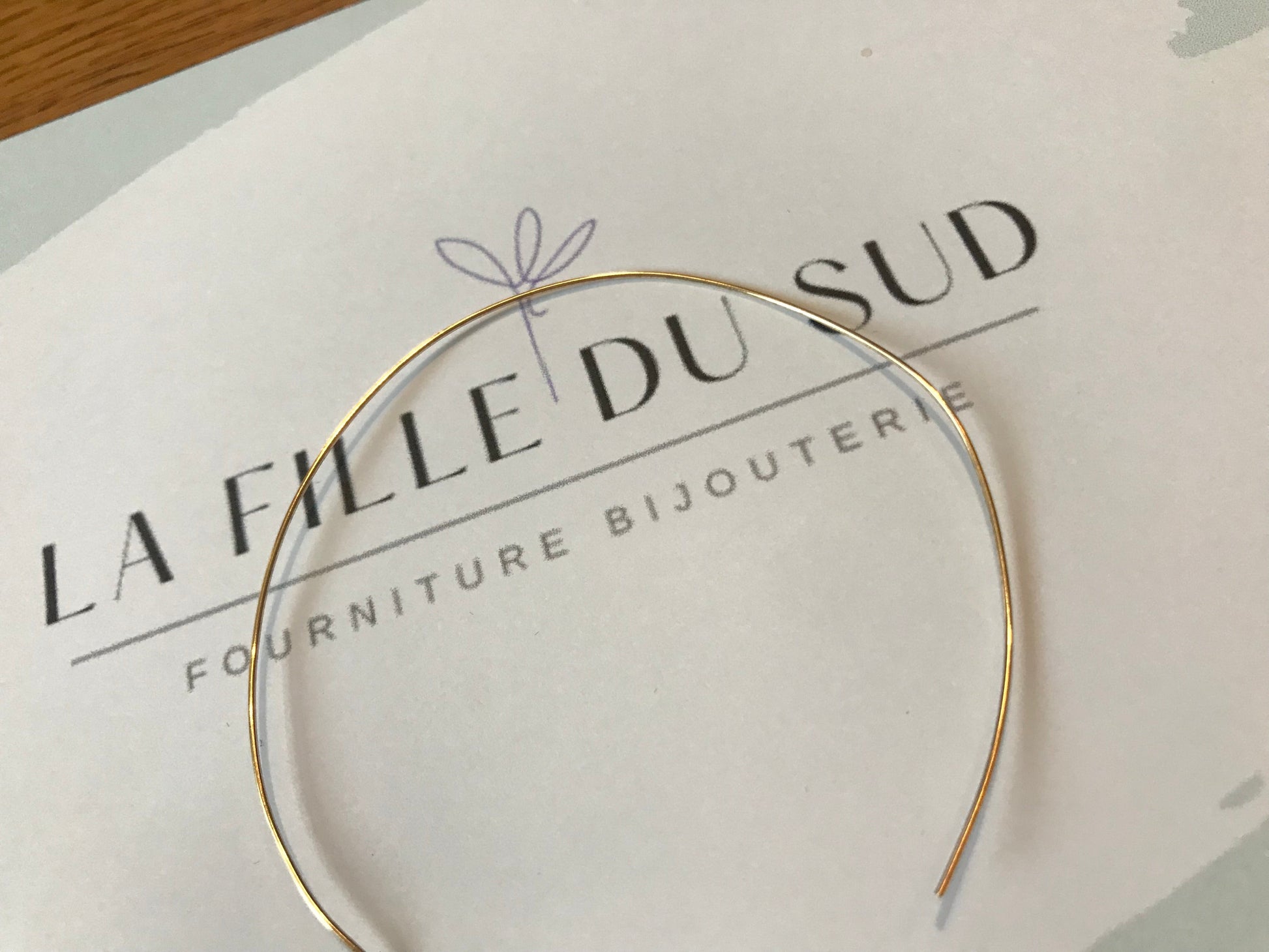 fil d’or 9 carats 0.70mm