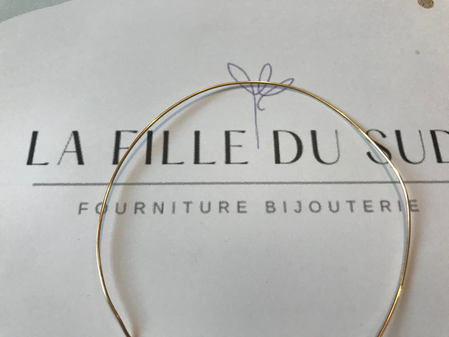 fil d’or 9 carats 0.70mm