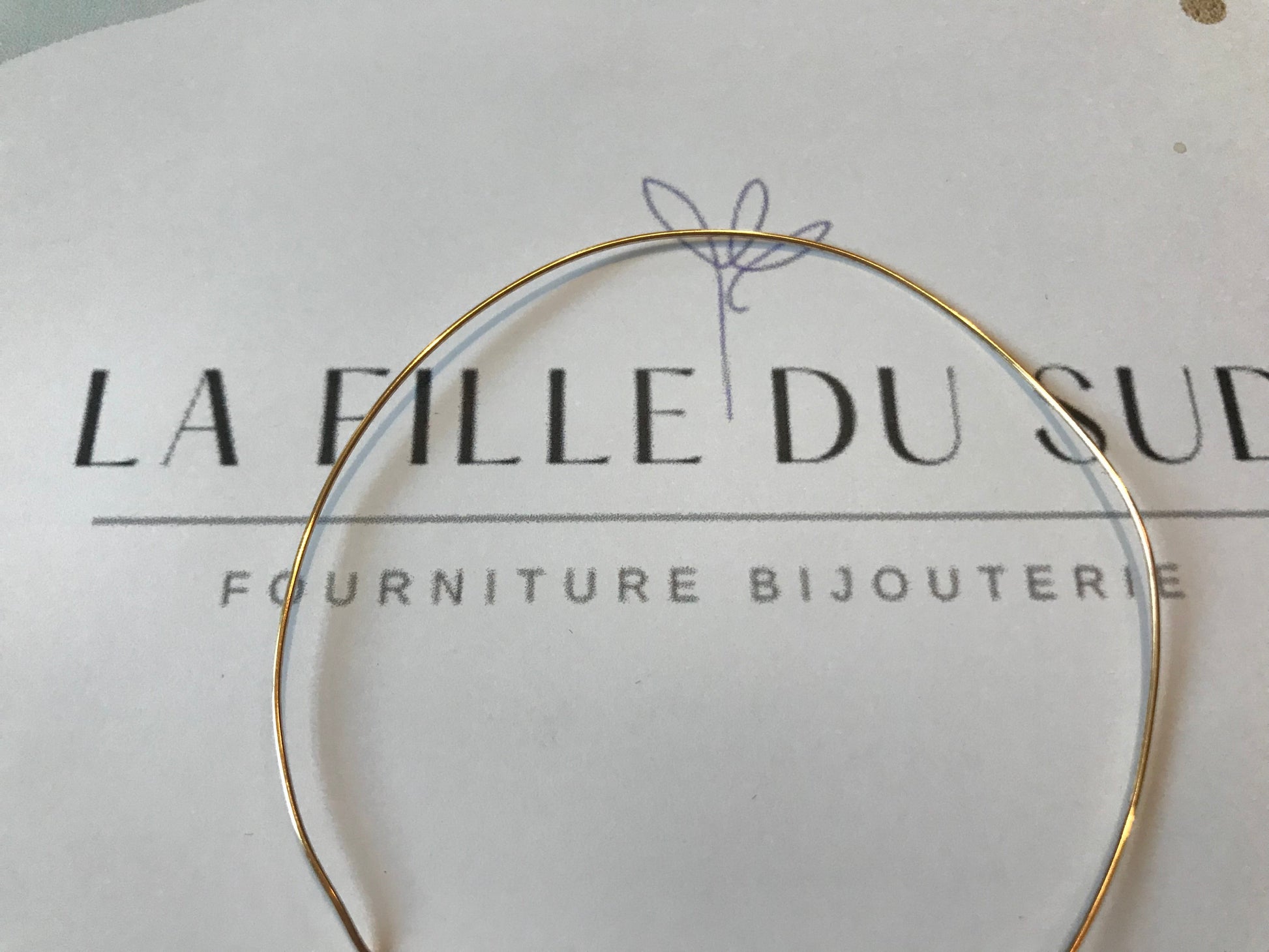 fil d’or 9 carats 0.70mm