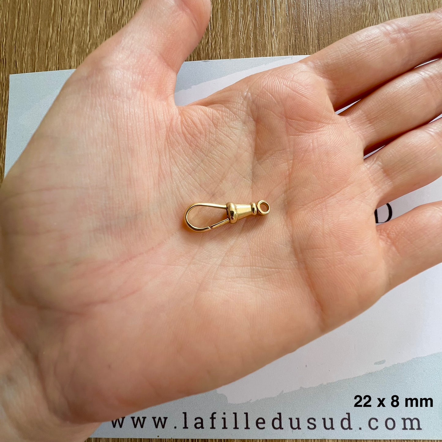 18k Gold Swivel Lobster Clasp