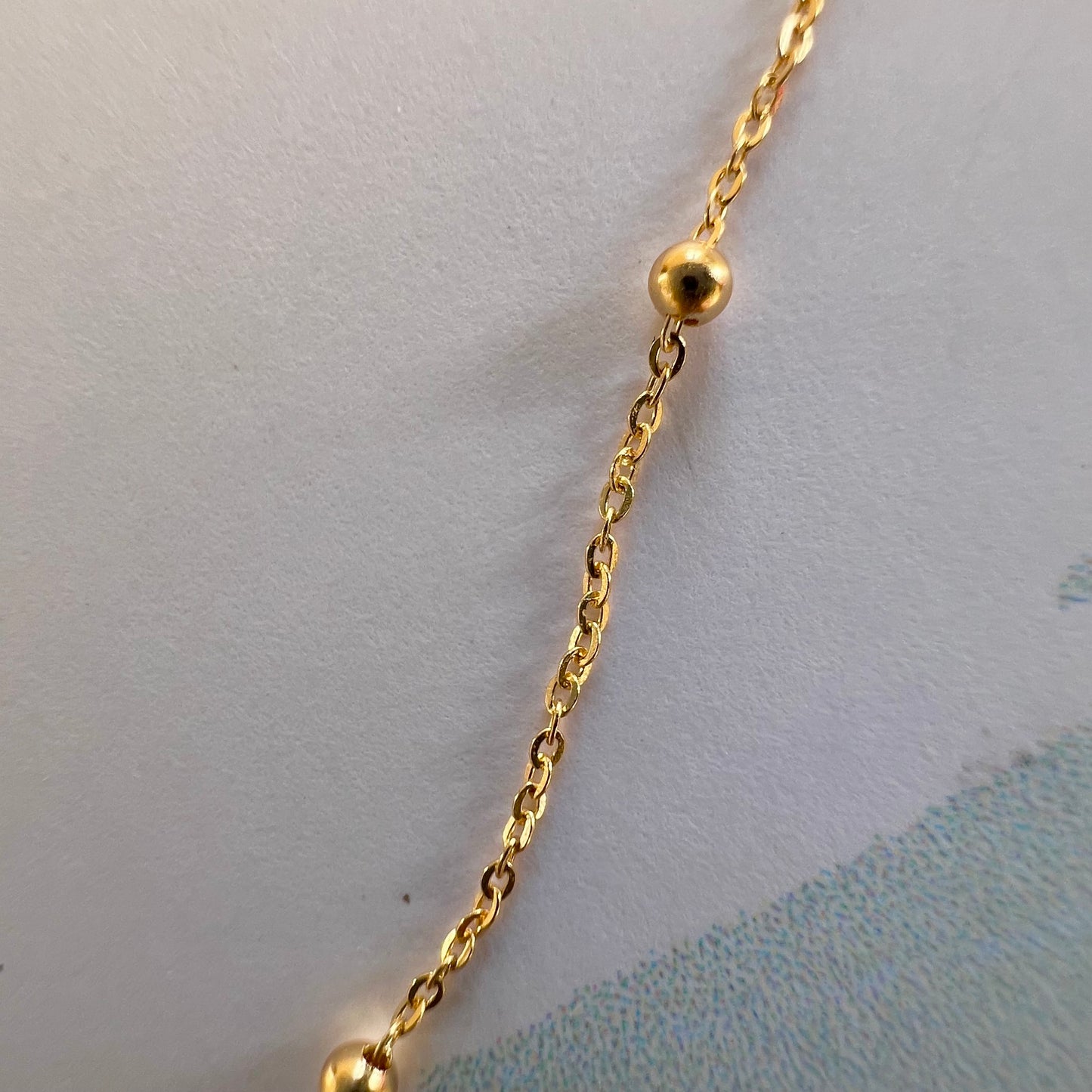 Chaîne boule en or jaune 18 carats