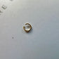 anneau de bout ouvert or 9 carats 4mm