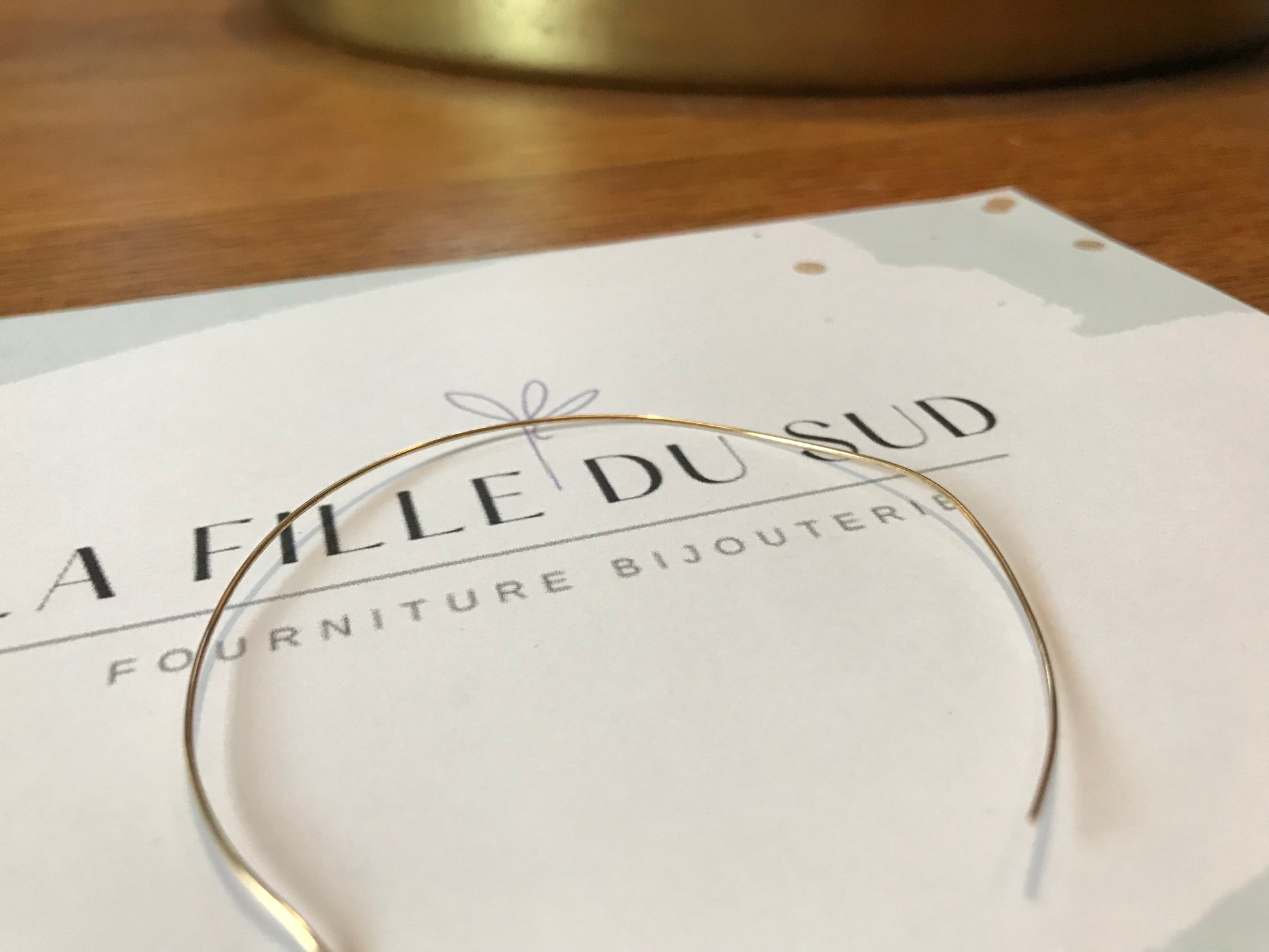 fil d’or 9 carats 0.70mm