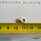 9K Yellow Gold  Domed Lobster Clasp