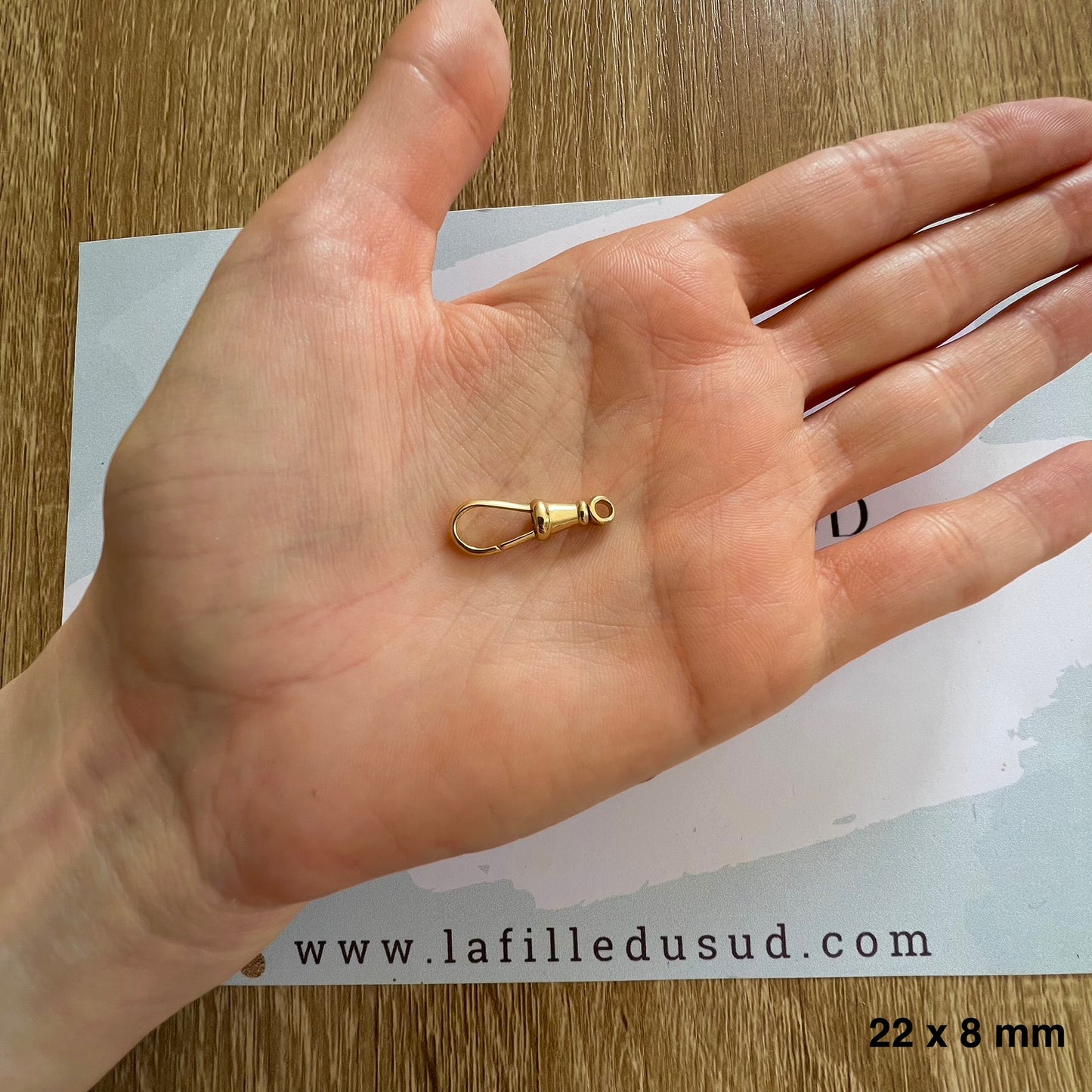 18k Gold Swivel Lobster Clasp