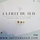 Puces d'oreilles demi-ronde en or jaune 18 carats