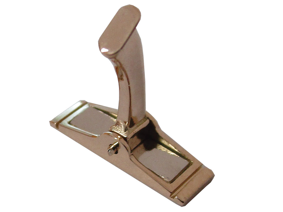Bouton de manchette en or rose 18 carats massif, idée de cadeau luxe pour homme.