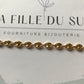 bracelet graine de cafe or