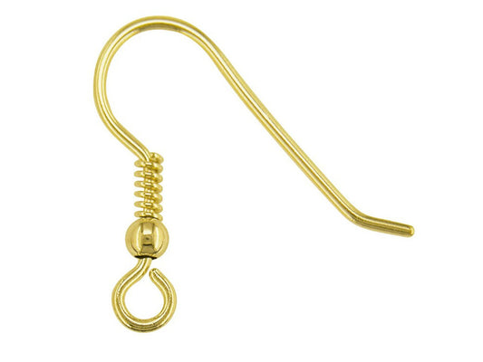 SOFPLATE Kit 160 Ensembles Crochets Boucles D'Oreilles Hameçon Or 18K Et Argent 925 - Fabrication Bijoux