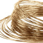 Bobine de fil d'or rose 18 carats de 0,50mm pour la création de bijoux modernes.