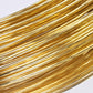 Bobine de fil d'or 9 carats de 0,70mm pour la création de bijoux, vendu à la coupe.