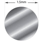 Fil rond massif en Or Gris 18 carats Palladié 1.50 mm pour création de joncs et alliances hommes.