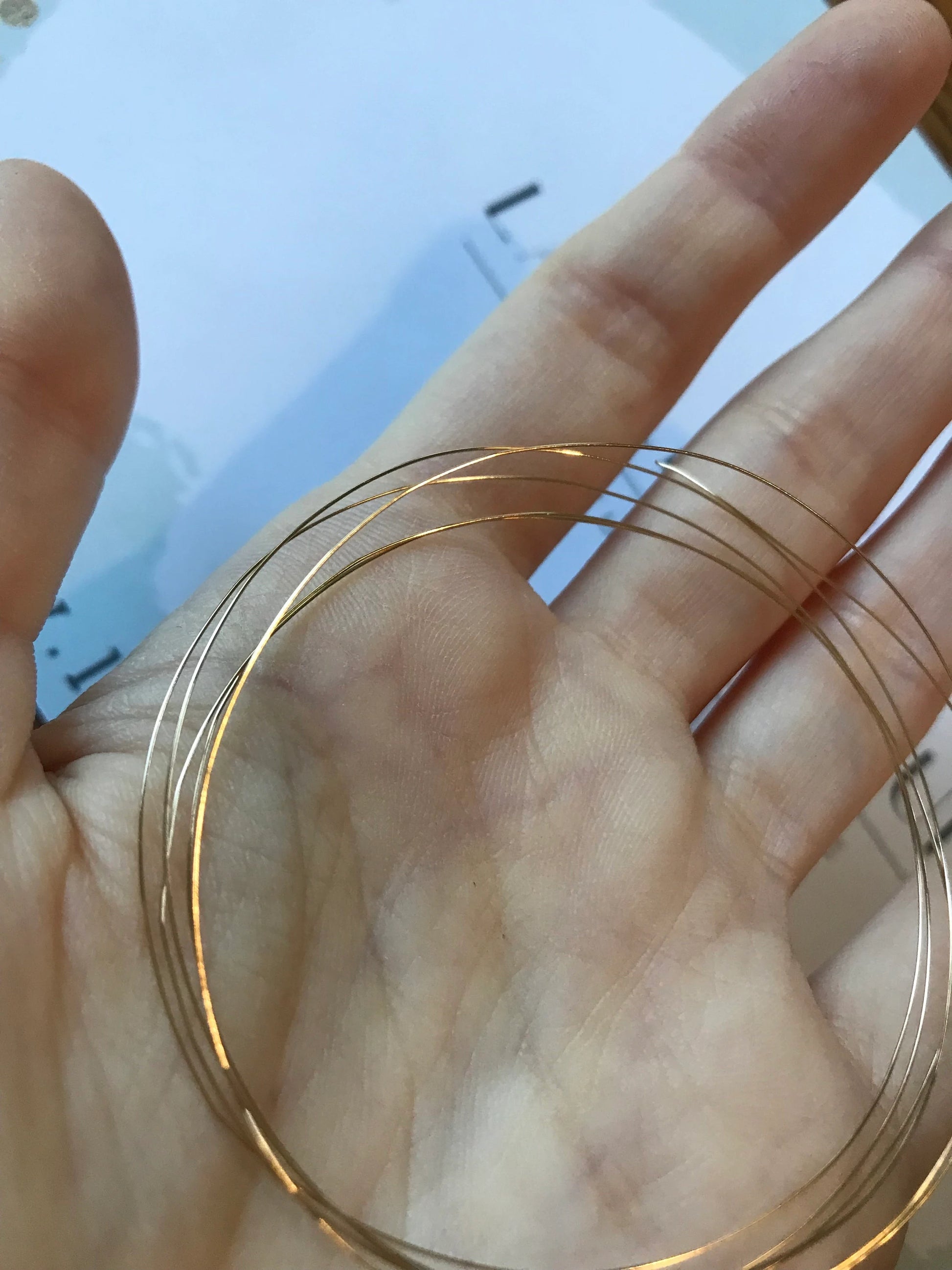 Meilleur prix Fil d or 18 carats 750 fil or 18k 0 30 mm de diametre La Fille Du Sud