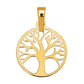 pendentif arbre de vie or 18 carats