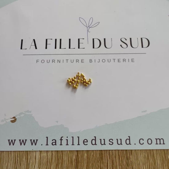 Grenaille d'or jaune 24k pour la création de bijoux par La Fille du Sud